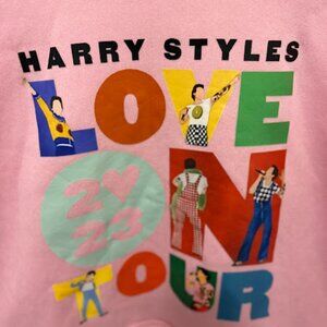 💗 Harry Styles Love On Tour 2023 Pink Hoodie – European Dates 💗Rare Find